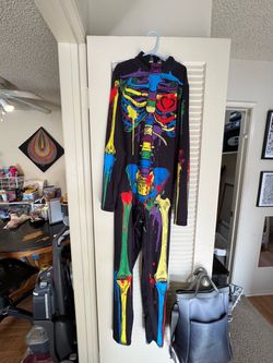 Skeleton costume. Size xl