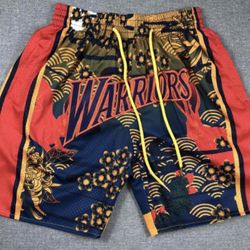 Warriors Just Don Shorts Size XL