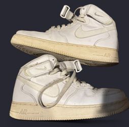 Nike Air Force 1 Mid Trainers White 