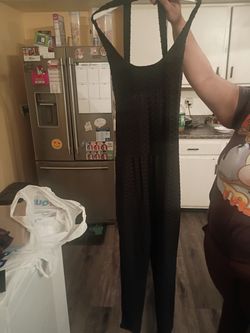 Black Sleeveless Jumpsuit