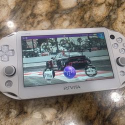 Playstation PS Vita White 2000 Series Mod--bed Playstation Psp Video Game Console Ps vita