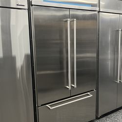 Built In KitchenAid 42” French Door Refrigerator 