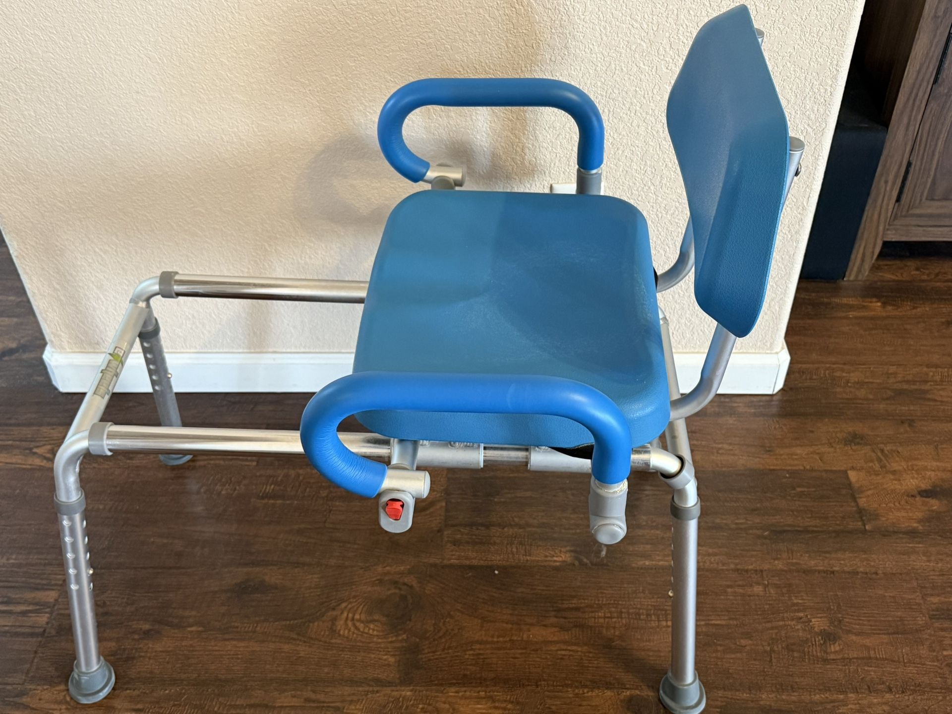 Sliding Shower Chair With Swivel Seat