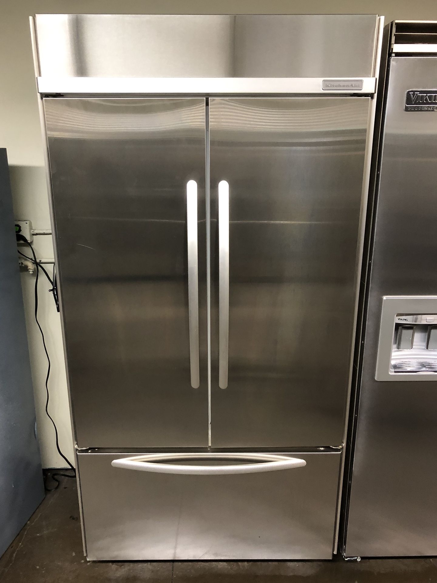 Kitchen Aid 42” Stainless Steel Built In French Door Refrigerator