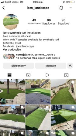 Synthetic Turf Installation