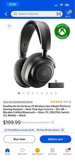 SteelSeries Arctis Nova 7X Wireless Gen 2 Multi-Platform Gaming Headset