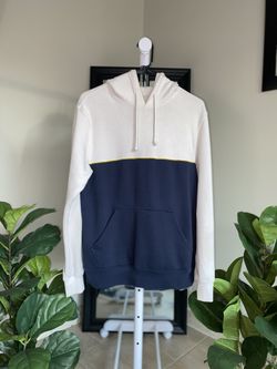 H&M Half Color Vintage Pull Over Hoodie Sweatshirt