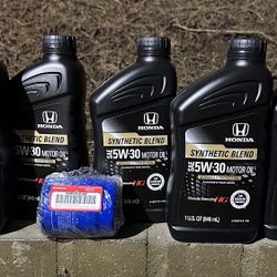 Honda 5w30 Synthetic Blend Oil change Special