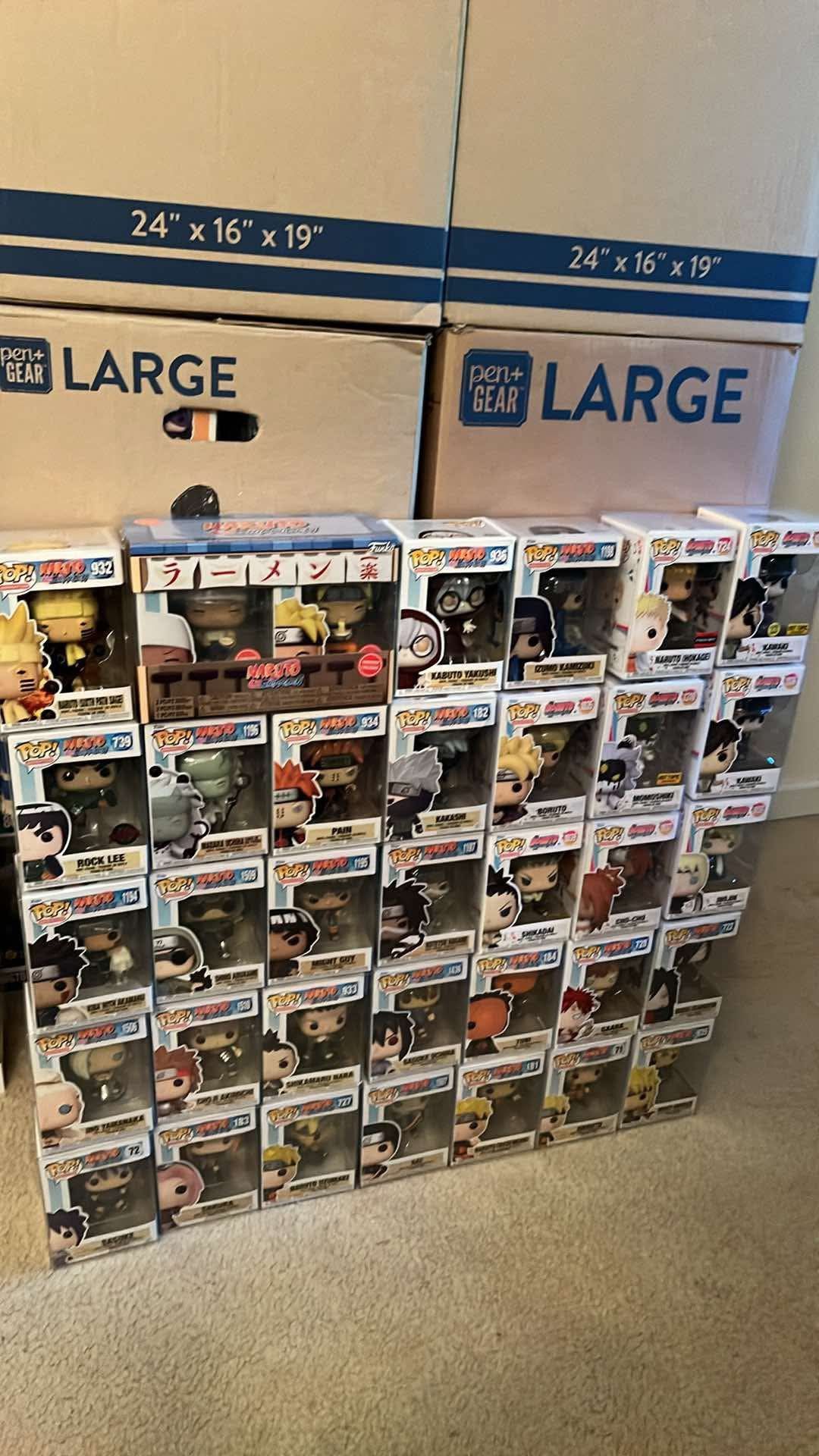 Naruto & Attack On Titan Funko Lot