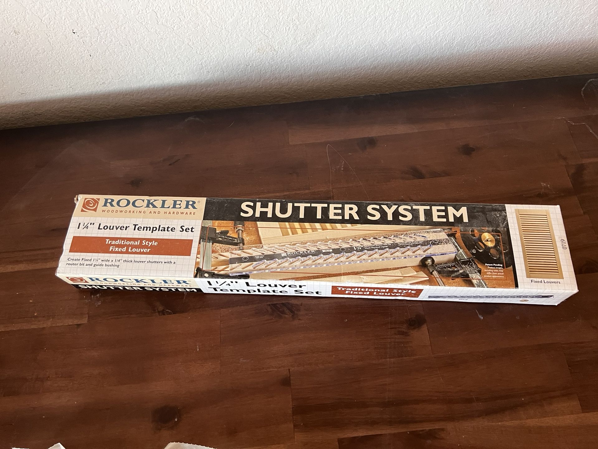 Rockler 1-1/4" Fixed Louver Template Set for Shutter System