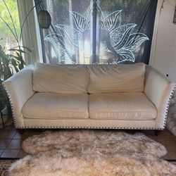 White couch