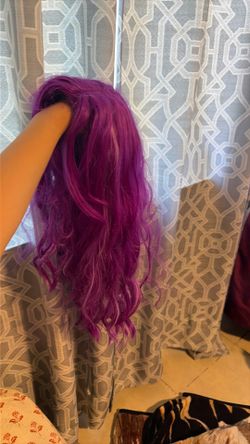 Purple wig