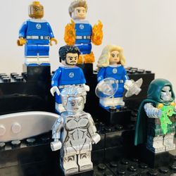 Marvel Minifigures Fantastic Four Movie Stars | New Custom LEGO Compatible Toys