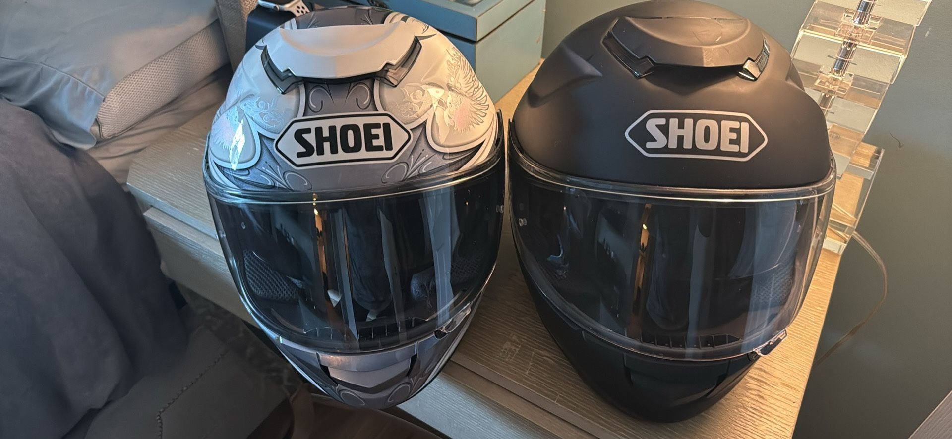 2 SHOEI HELMETS LIKE NEW NEVER USED “OBO”