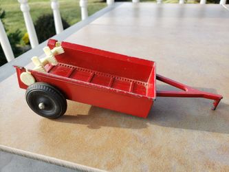 Vintage Ertl Manure Spreader Red