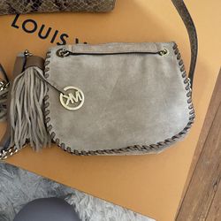 Suede Fringe Michael Kors Satchel 