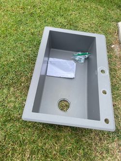 Kraus Quartz/ composite sink . Grey