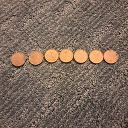 Canadian Pennies Different Years MAKE ME A OFFER