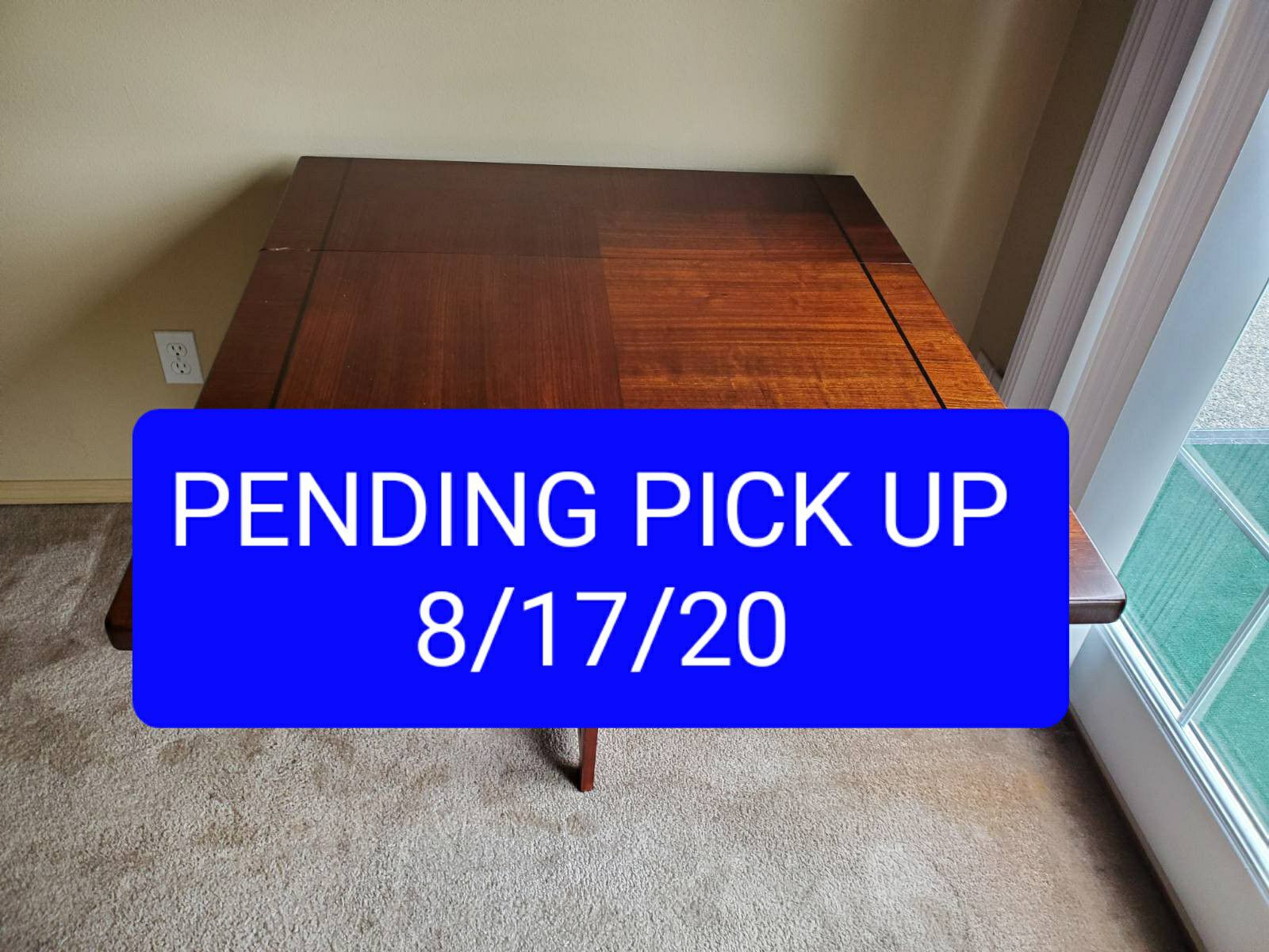 Two Sides Folding Table With 3 Shelving On The Side (LIKE NEW)