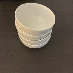 Small White Bowls 