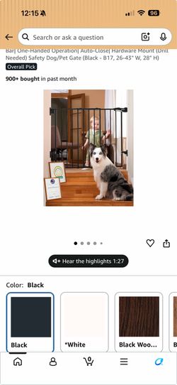 New! Babelio Baby or dog gate