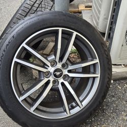 18" Mustang Wheels With Continental Tire $700