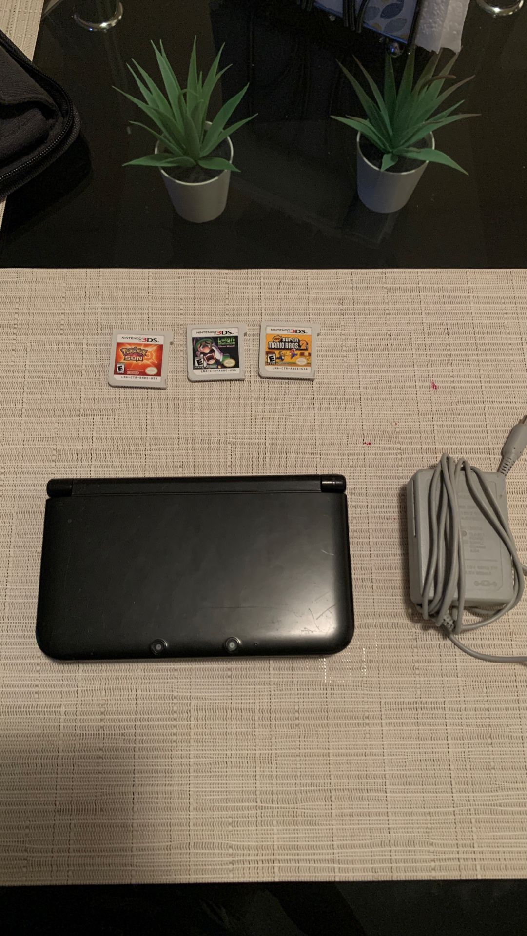 3Ds XL With 3 games and charger