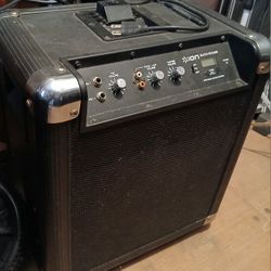 Ion Amp, Plug In Guitar, Keyboard, Mics, CD/phone Etc. 