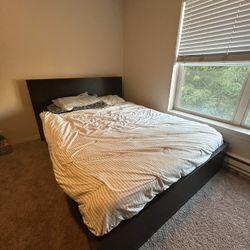IKEA Queen Bed and Frame 