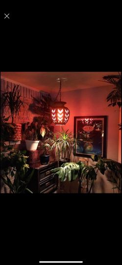 Mid Century Swag Light Lamp 