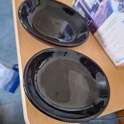 2 Ceramic Soap Dish Trays