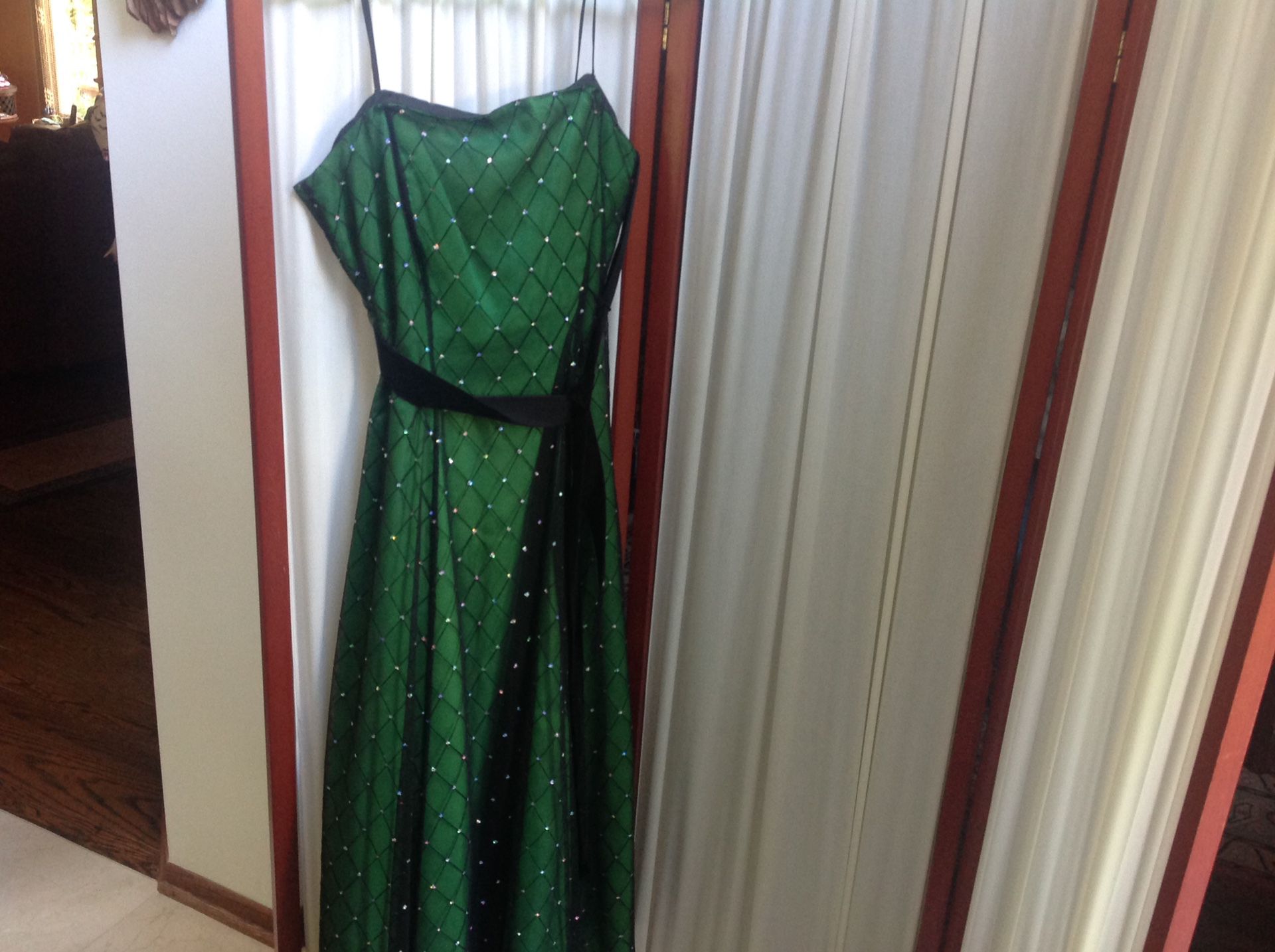 Evening Dress with Sparkle Netting Size 8