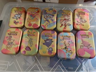10x sealed 151 pokemom tins