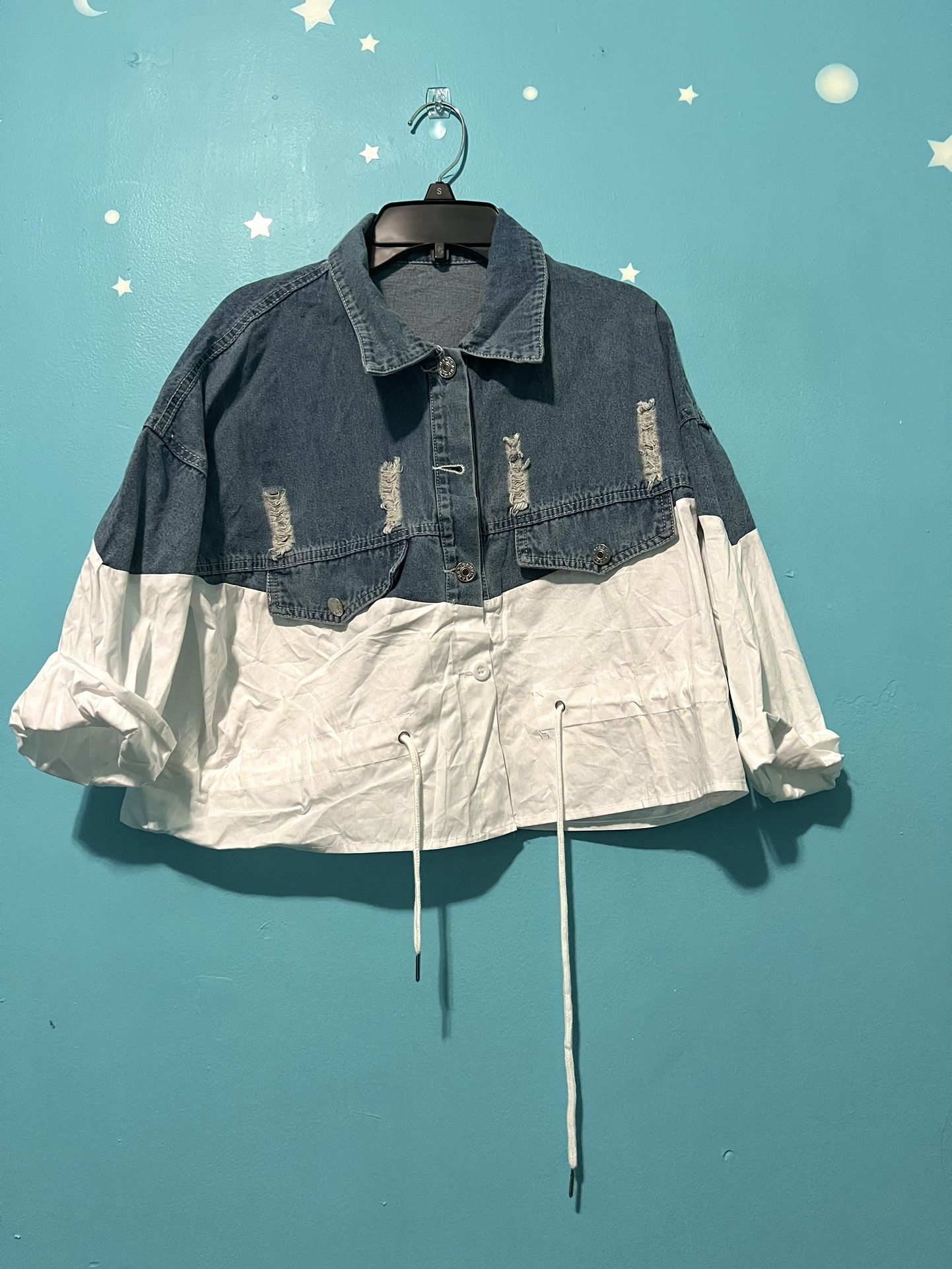 classic stitching denim jacket