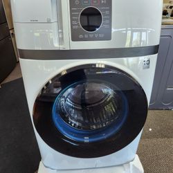 Profile 4.6 cu. ft. Smart UItraFast Electric Washer and Drver combo in White with Ventless Heat Pump fechnology