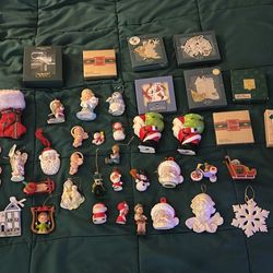 48 Miscellaneous Christmas Ornaments & Decorations (Disney, Lenox, etc.)
