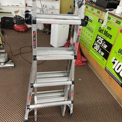 Little Giant Ladders M17 Multi 18-Feet Reach Type 1A - 300 lbs. Load Capacity Telescoping Multi-Position