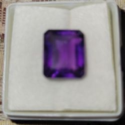 10 Ct. Emerald Cut Amythyst 