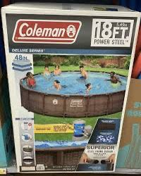 18 Foot Coleman pool 