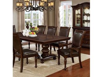 Alpena Brown Cherry Dining Table
