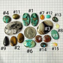 A Nice Mix Of Gemstone Cabochons