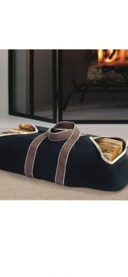 Canvas log tote bag new