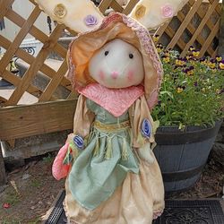 Victorian style bunny