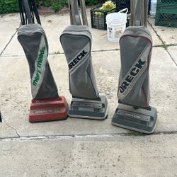 3 Oreck Vacuums