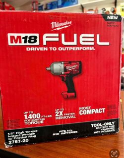 Milwaukee new 1/2” high torque impact wrench -3 speeds fuel