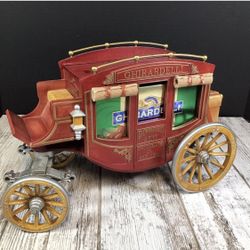 Vintage GHIRARDELLI & SON Chocolate Co Candy Wooden Wagon Collectible Deco Rare