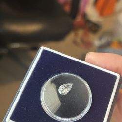 Pear Cut Lab Grown Diamond 1.36ct D VS1 GIA
