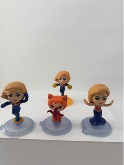 McDonald's Happy Meal toys from 2023 based on The Marvels movie.The