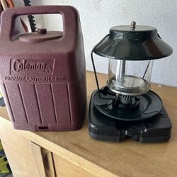 Coleman Propane Lantern With Case