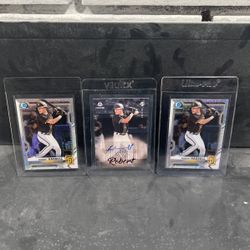 **TRADE FOR HIDDEN FATES ETB** **Just Added One More!** Robert Hassell Rookie Refractor/Auto Lot!